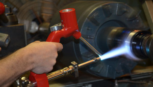 metalizing machine work